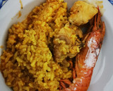 Foto del paso 5 de la receta: Arroz con pollo y gambones
