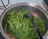 Hình bước làm 3 của món Canh cải cúc
