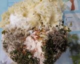 A picture of step 1 of Aalu masala puri you can enjoy this curd or tea.