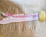 Foto del paso 1 de la receta: Brocheta de patatas y bacon