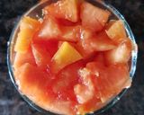 A picture of step 3 of Tricolor Fruit Salad.