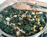 Foto del paso 8 de la receta: Lasaña de espinaca, mix de verduras, pollo y queso de cabra