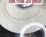 Hình bước làm 11 của món Bánh bông lan nho khô không cần lò nướng