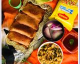 A picture of step 4 of Maggi noodles pockets.