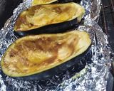Foto del paso 1 de la receta: Berenjena rellena de verduras! 🍆