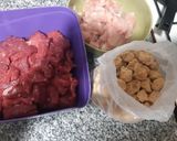Foto del paso 2 de la receta: Tacos de carne, pollo y vegie
