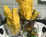 A picture of step 5 of Gujarati: Fafda-Basundi (Mango).