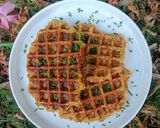 Une image de l'étape 5 de 🌸 Gaufre aux courgettes et flocons d'avoine.