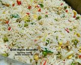A picture of step 5 of Chinese rice with Manchurian by Saima Sameer ali #cookpadapp.