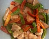 Foto del paso 8 de la receta: Noodles con verdura y pollo estilo oriental