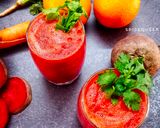 A picture of step 3 of Beetroot Carrot Smoothie.