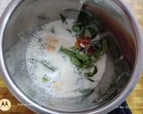 A picture of step 1 of Paan leaf mocktail.