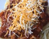 A picture of step 8 of Grandma’s Spaghetti.
