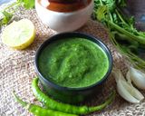 A picture of step 4 of Spicy Cilantro Chutney.
