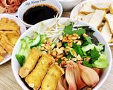 Hình bước làm 2 của món Bún Đậu Nước Tương Chay