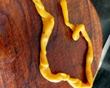 A picture of step 2 of Ganthiya-Jalebi.