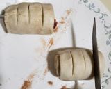 A picture of step 8 of QUICK CINNAMON ROLL(USING PUFF PASTRY).