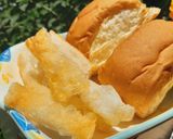 Hình bước làm 1 của món Bánh tráng chiên giòn chấm cà ri gà