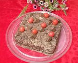 A picture of step 13 of New Year chocolate Cake 2023.