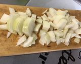 Une image de l'étape 6 de Poulet aux champignons, coriandre et crème de masala.