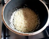 Foto del paso 3 de la receta: Arroz verde con champiñones rellenos. #recetariocamino