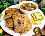 A picture of step 4 of Green Methi Paratha With Aloo Pyaaz Chutney.