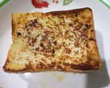A picture of step 3 of No egg french toast.
