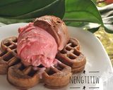 Foto langkah ke 10 dari resep Waffle Coklat Oreo.