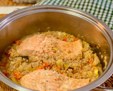 Foto del paso 4 de la receta: Couscous con verduras y salmón, todo en la misma olla