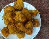 Curry pakora with boil rice recipe step 1 photo