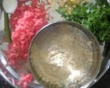 A picture of step 1 of Ragi Chilla.