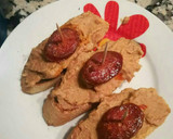 Foto del paso 6 de la receta: Pintxo de hummus de lentejas con chorizo ibérico