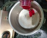 A picture of step 2 of Gulab sharbat.