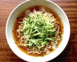 A picture of step 6 of Cold Kimchi Ramen (Korean-Style) Using Instant Noodles.