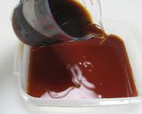 A picture of step 5 of Easy Coffee Jelly with Store-Bought Iced Coffee.