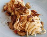 Foto del paso 7 de la receta: Tallarines con alcachofas y rovellons