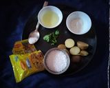 A picture of step 1 of Jackfruit flour maggi bird nest snacks.