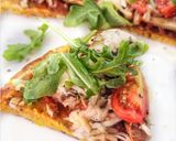 Foto del paso 3 de la receta Pizza ligera con base de zanahoria al sartén