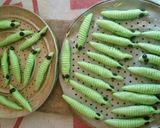 Foto langkah ke 4 dari resep Kue Ulat Bulu Imut.