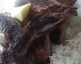 صورة لخطوة 9 من وصفة باميه مع بطاطس ورز ابيض ودجاج مشوي ع الفحم..🌸🌟