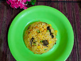 Nasi goreng kikil kambing simpel