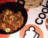 A picture of step 6 of Chicken khra masala koyla karahi.