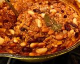 A picture of step 10 of Three Bean Chili.