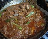 A picture of step 4 of Mutton Karhai.