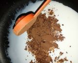 A picture of step 7 of Eggless pancake😍.
