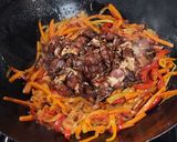 Foto del paso 4 de la receta: Lo Mein de Cerdo al Jengibre 🍜 (o Wok oriental de fideos, vegetales y cerdo 🍜)