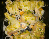 Foto del paso 5 de la receta: Pollo al horno con hortalizas