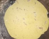 A picture of step 3 of Leftover daal paratha.
