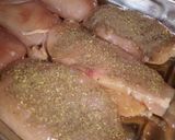 Sonkás-sajtos sült csirkemell recept fázis 1 fotója