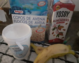 Foto del paso 1 de la receta: Batido de plátano y avena